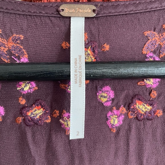 Free people size 2 mini dress like new - Picture 3 of 5